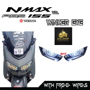 YAMAHA NMAX 155 V2 WINKER EYE STICKER/ TRANSPARENT/ TRANSLUCENT VINYLMATERIAL