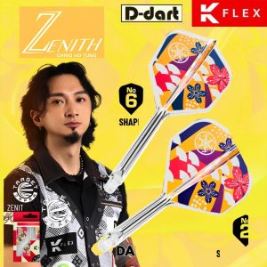 TARGET K FLEX DARTS FLIGHT- No.2 / No.6 ZENITH G2 (TUNG SUK) K-Flex Dart Flights