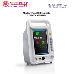 Monitor theo dõi bệnh nhân 5 thông số Yonker YK-8000A (Màn hình 7 inch)