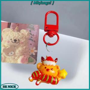 [miqiangzi] 1 6 cái Móc khóa mặt dây chuyền sê-ri ông già Noel hoạt hình dễ thương phụ kiện mặt dây chuyền ba lô sinh viên quà tặng nhỏ tiệc giáng sinh