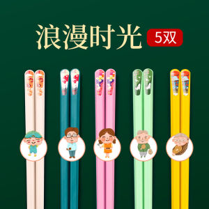 (SẴN HCM - HÀNG CHẤT LƯỢNG) SET 5 đôi ĐŨA ĂN SỢI THỦY TINH NGŨ SẮC NHẬT BẢN SANG TRỌNG AN TOÀN - đũa sợi thủy tinh dụng cụ gắp