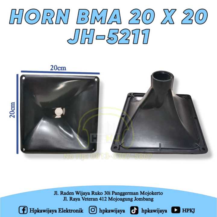 HORN TWEETER PVC 20X20 JH-5211 Tweeter horn Tweter Corong 20 x 20