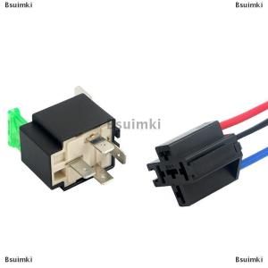 [COD] Bsuimki 1PC 12V DC 4 PIN Car Fused Relay 30A ปกติเปิด relais 30A FUSE with 4Pin 5Pin พนักพิง