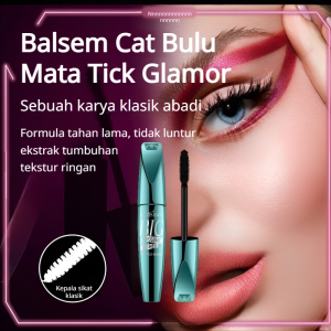 Maskara tebal dan panjang tahan air dan anti luntur tahan lama dan tebal dan primernya menjaga bulu mata tetap lentik
