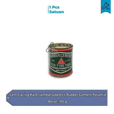 Lem Cacing Karet tambal tubeless Rubber Cement Tip Top Pyramid 90Gram