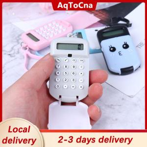 [COD] AqToCna Ship within 24 hours Portable Calculator Pocket Size Creative Keychain Calculator Office Supplies