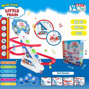 MAINAN ANAK BEBEK NAIK TANGGA SMALL DUCK TRACK SELUNCUR TANGGA BEBEK MUSIK LAMPU SNI