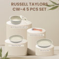 Russell Taylors Detachable Handle Non-stick Cookware Set  - Fry Pan, Sauce Pan (5 Pcs) CW-4. 