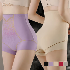 『Brelira』Body Shaper Pants High Waist  Hip Lifter Seamless Tummy Control Lightweight Breathable Comfortable Invisible Shapewear