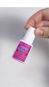 GELPARTY (8ml) Super Strong Brush On Nail Glue for Press On Nails & Tips – Quick Dry Clear Acrylic Nail Adhesive Long Lasting Waterproof Bond for Fake Nails & Nail Art