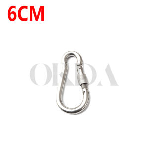 OKDA 5-12cm Carabiner Heavy Duty Snap Hook Metal Lock Heavy Duty Metal Lock Carabiner Hook Snap Clip For Outdoor Camping