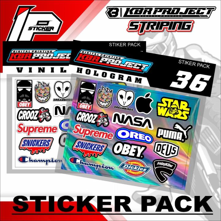 Sticker Pack - Sticker Pack Variasi List Sticker Pack.36 Design IP ...