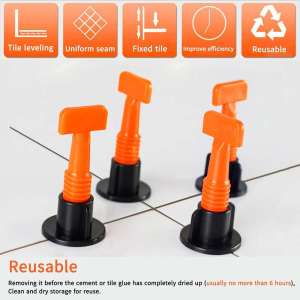 [In Stock]Flooring Wall Tile Leveling System Leveler Plastic Clip Locator Spacers Plier