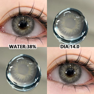 💨{COD}FUNSACHY MANILA GRAY Doll Eyes Contact Lens 1 Pair 14.0mm BROWN Mini Contact Lens Color Yearly Softlens