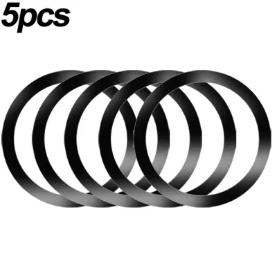 5pcs Magnetic Metal Plate Ring Sticker for Magsafe Wireless Charger Car Phone Holder Disk Iron Sheet Compatible with IPhone 14 13 12 11 pro max