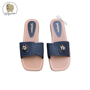 Sandal Wanita Kekinian 2024 Selop Jelly Import Motif Rantai Teplek Empuk Trendi