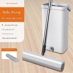 Bộ xô lau nhà bằng bọt biển dùng trong gia đình siêu thấm nước có thể giặt bằng tay