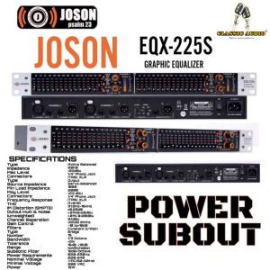 Joson EQX 225S Professional Audio Equalizer (Original)