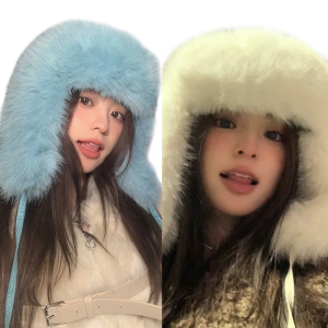 Lông mũ đi săn dày ushanka Mũ mũ ấm mùa đông ngoài trời phụ kiện trang phục ấm quá khổ mũ đi săn