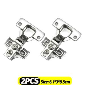 4PCS Full Overlay Face Frame Soft Close Hidden Hinges Steel Hinges for Furniture Kitchen Cabinet Door Hinge Hardware Accessory