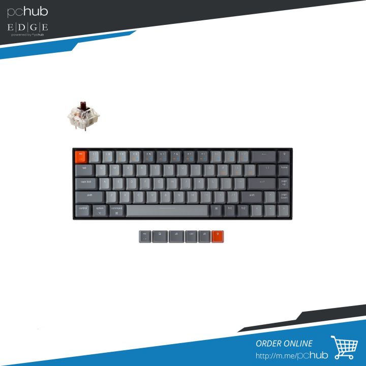 PChub | Keychron K6 W3 RGB, aluminum wireless mkb mech keyboard ...