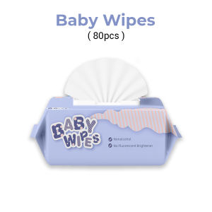 Premium Baby Wet Wipes 80 Sheets Gentle for Baby Skin Extra Thick