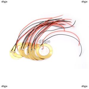 [COD] dfgje 10 cái 27mm âm thanh cảm biến kích hoạt trống đĩa + dây đồng Piezo yếu tố