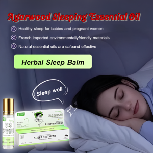 Agarwood Sleeping Essential Oil Aromatherapy Rollon Essential Oil Natural Soothing Sleep Aid Aromatherapy Sleeping Balm Ebony