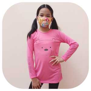 Kaos lengan panjang tunik anak Polar Bear
