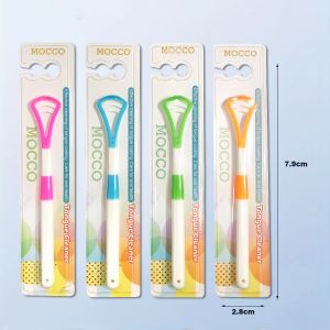 Tongue Scraper / Plastic Tongue Cleaner Oral Hygiene dental care tongue cleaner white tongue scraper