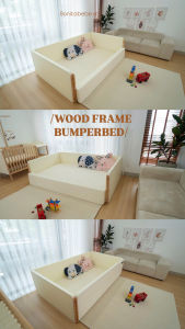 [ CHÍNH HÃNG BONITABEBE DEAL MỞ BÁN ] Wood Frame Bumper Bed - Giường Bumper Bed Khung Gỗ Bonitabebe