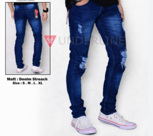 CELANA JEANS PANJANG SOBEK/CELANA PANJANG PRIA FASHION/CELANA JEANS PRIA