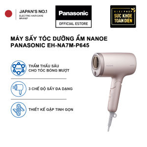 [Độc quyền Online]Máy sấy tóc dưỡng ẩm nanoe Panasonic EH-NA7M mái tóc khỏe và đẹp hơn - thiết kế có thể gập lại - 3 chế độ luồng khí