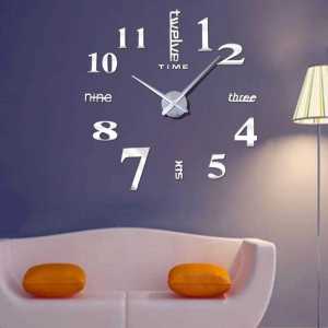 COD TaffHOME Jam Dinding Besar DIY Giant Clock Quartz 90-100cm  DIY-101 / jam led masjid / jam digital dinding / jam led kamar tidur / jam led anak / jan digital pria wanita / jam alarm