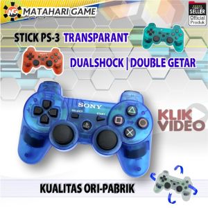 Stick Stik PS3 PlayStation 3 Transparant Putih Dualshock Wireless