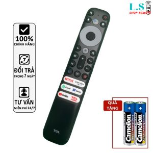 Điều khiển tivi TCL giọng nói Android 4k Qled Chính hãng mới 100% các model L40S66A 55Q726 50Q726 65Q726 55C825 65C825 50P725 65P725 remote rmote tivi TCL có giọng nói thông minh 43inh 40inh