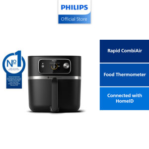 PHILIPS 7000 Series 22-in-1 Airfryer Combi XXL Connected- HD9880/90|HD9880 Integrated ThermometerRoast Bake Sous Vide