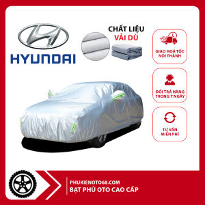 Bạt phủ xe ô tô 3 lớp thông minh vải dù oxford cao cấp áo trùm bảo vệ xe santafe che nắngnóngmưa