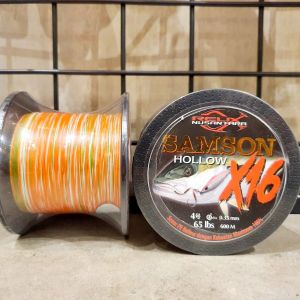 Senar PE Samson X16 600M Multicolor Relix Nusantara Senar PE Hollow dengan kekuatan max 100%