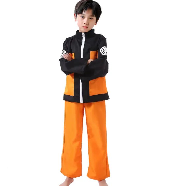 Children%20Uzumaki%20Cosplay%20Costume%20Kids%20Boy%20Naruto%20Orange%20Uniform%20Sets%20Anime%20Ninja%20Character%20Role%20Playing%20Clothes%5BNo%20Headband%5D%20-%20Image%202