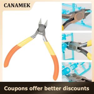 【 CANAMEK 】 Carbon Steel Precision Sharp Cutter Pliers For Puzzles 3d Model Assembly Wire Cutting Featuring Diagonal Nippers And Sharp Snips