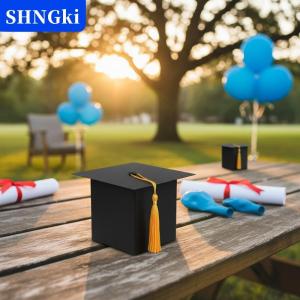 SHNGki Tốt nghiệp hat kẹo ủng hộ hộp thanh lịch tua thiết kế cho trường tổ chức sự kiện bên trang trí và quà tặng