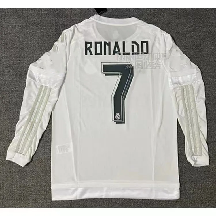 Real Madrid Cristiano Ronaldo CR7 #7 Jersey Final Champions Long Shirt