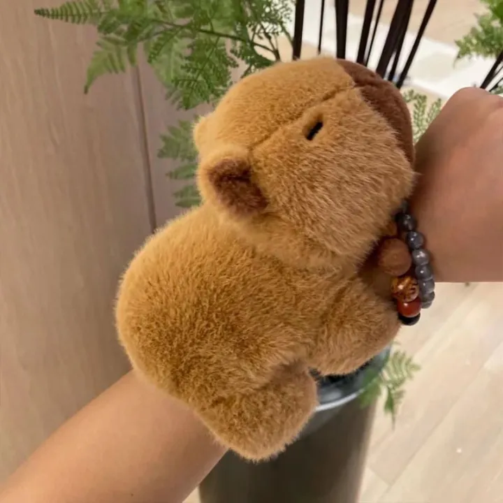 ตุ๊กตาผ้าขน 【Moucter】capybara คาพีบาร่า สร้อยข้อมือ การ์ตูนสัตว์ สร้อยข้อมือ ของขวัญสําหรับเด็ก ตุ๊กตาสัตว์ ห่วงมือ