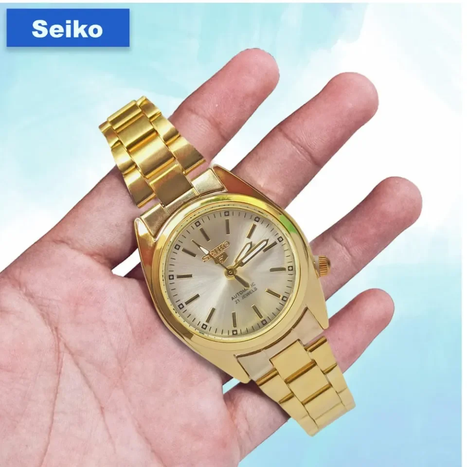 Jam top seiko gold