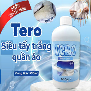 Dung Dịch Tẩy Trắng Tẩy Mốc Quần Áo TERO 500ml Chính Hãng - Công Nghệ Sinh Học Không Phai Màu An Toàn Da Tay
