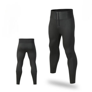 Quần Tập Yoga Thể Thao 2024 Mới Quần Bó Chạy Marathon Thấm Hút Mồ Hôi Hai Lớp Thoáng Khí