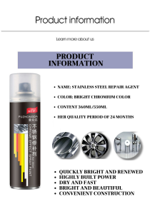 Motorcycle Parts High Temp Spray Paint 400ml Engine Coating Spray Universal
