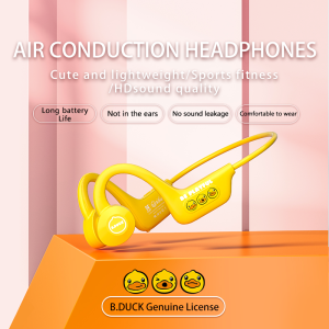 B.DUCK K19 TWS Wireless Earphone Bluetooth Earphone Air Conduction Headphones BT 5.0 Built-in Mic Noise Cancelling 130mAh 10hrs Music Play Sports Headset