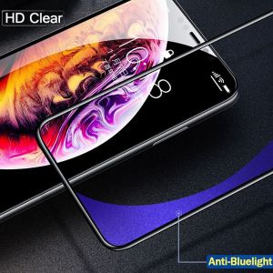 AntiBlue Full Coverage XS Max 11 Pro Max iPhone 12 Tempered Glass